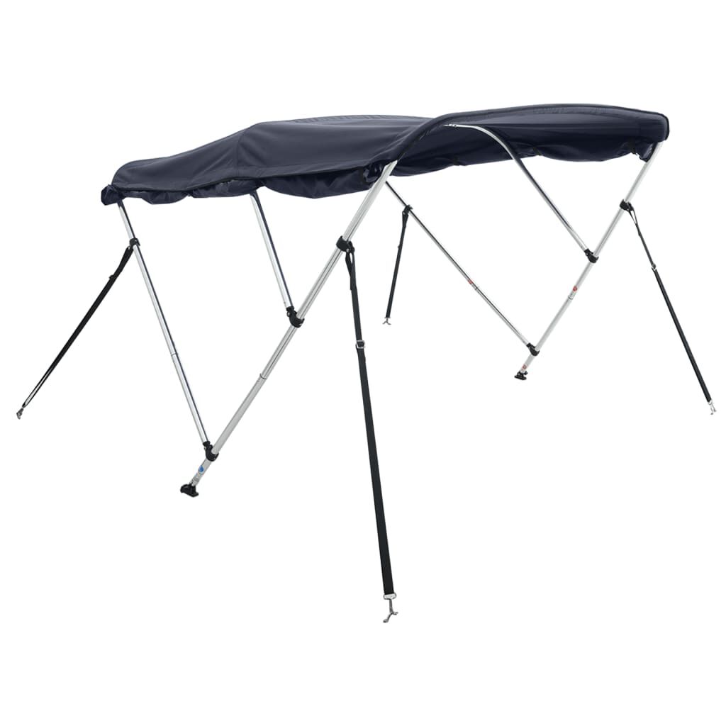 vidaXL biminitop med 3 buer og sidevægge 183x(137-152)x137 cm