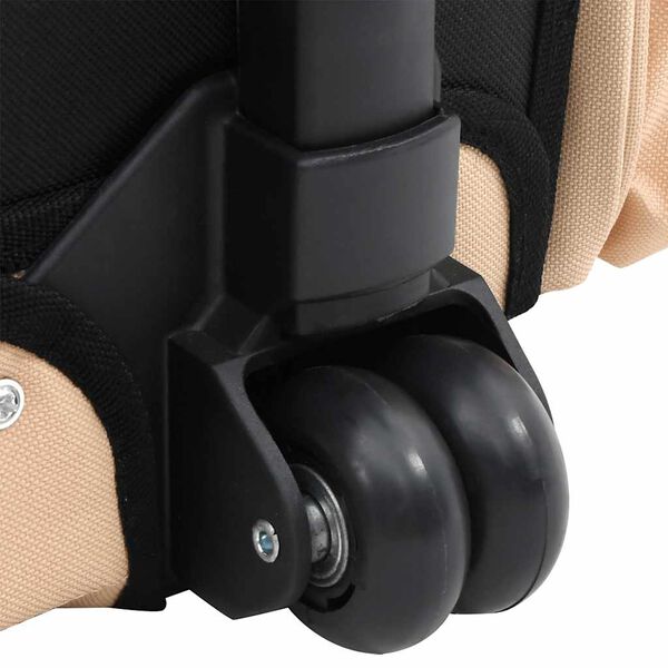 vidaXL foldbar kæledyrsvogn multifunktionel beige
