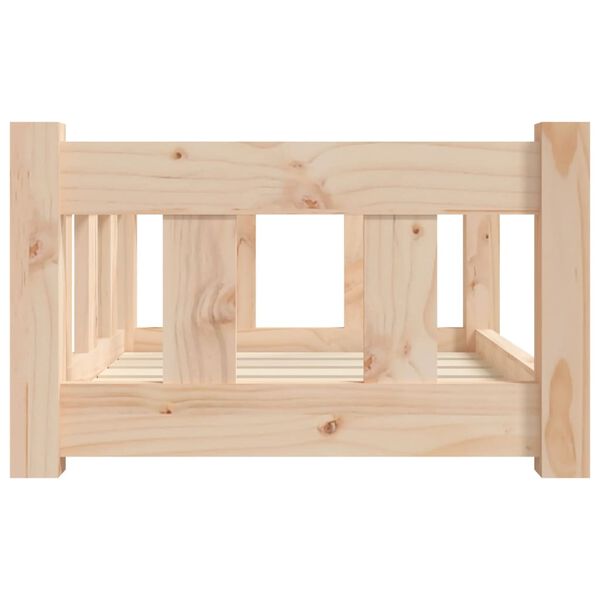 vidaXL hundeseng 55,5x45,5x28 cm massivt fyrretræ