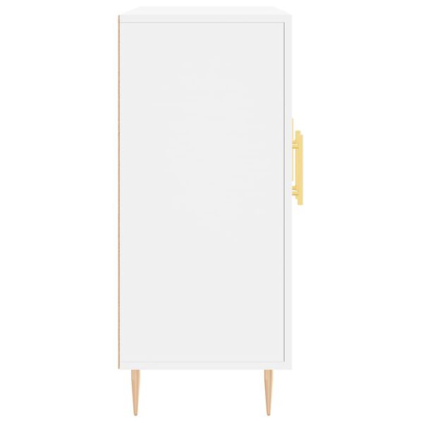 vidaXL skab 90x34x80 cm konstrueret træ hvid