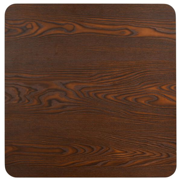 vidaXL bistrobord 50x50 cm MDF mørkebrun