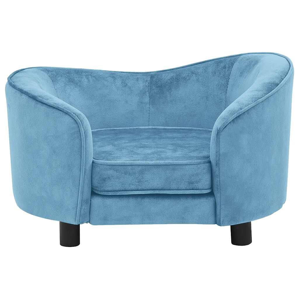 vidaXL hundesofa 69x49x40 cm plys turkis