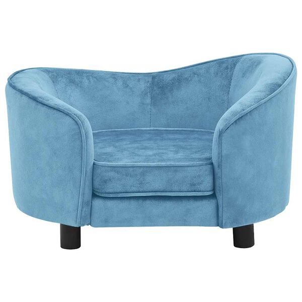 vidaXL hundesofa 69x49x40 cm plys turkis