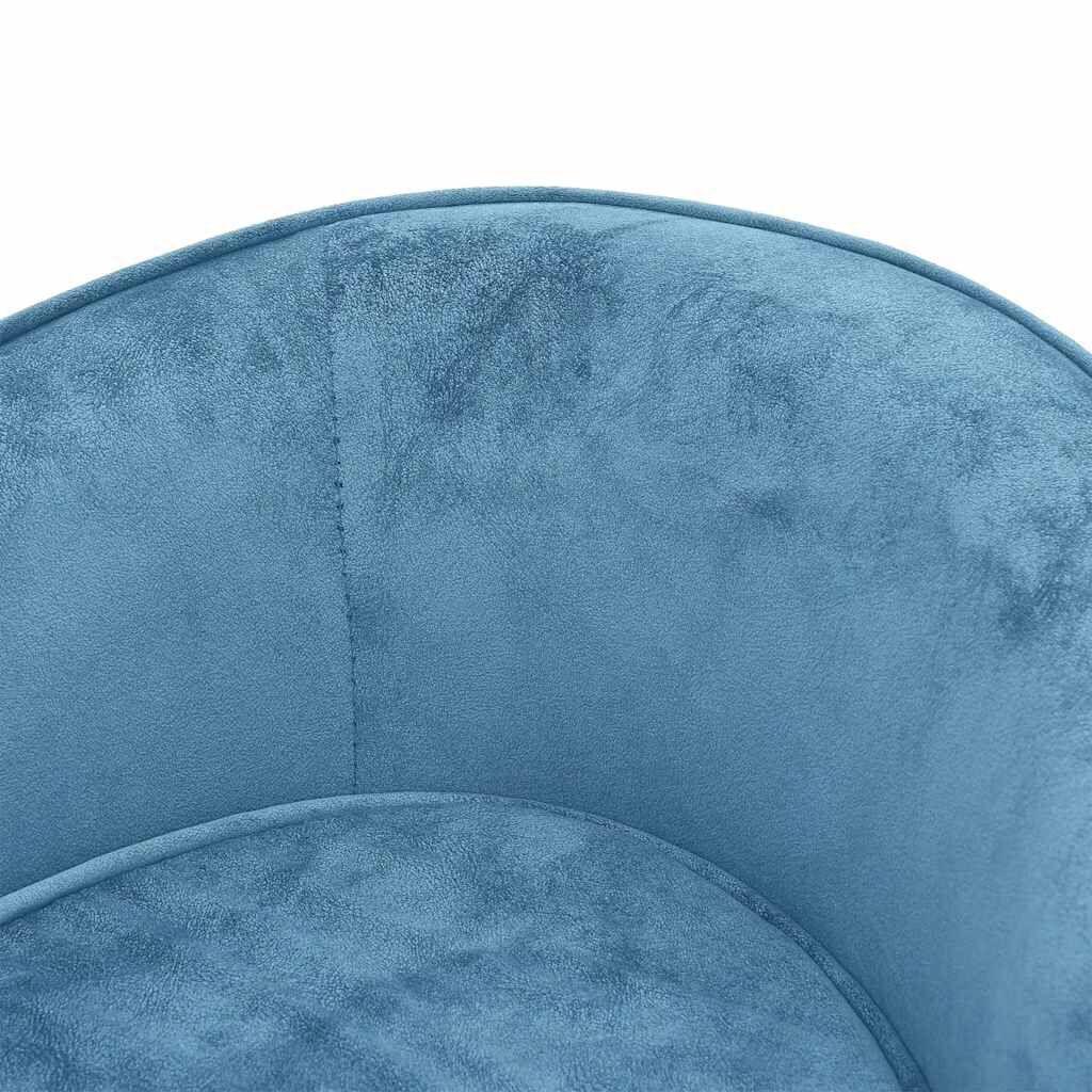 vidaXL hundesofa 69x49x40 cm plys turkis