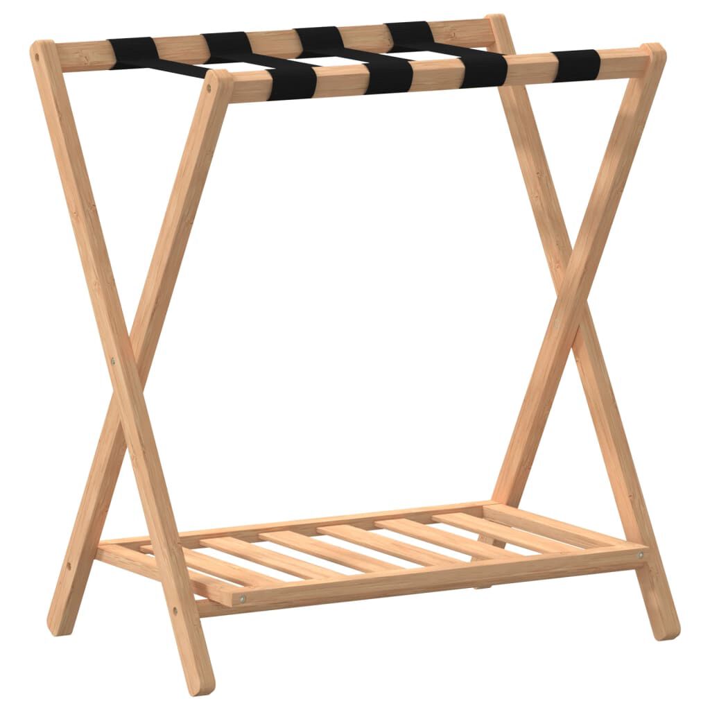 vidaXL kuffertbænk 68x38x58 cm bambus