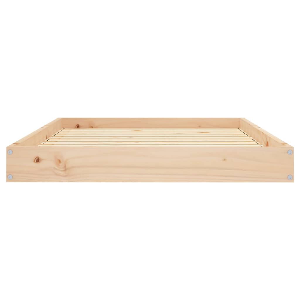 vidaXL hundeseng 101,5x74x9 cm massivt fyrretræ