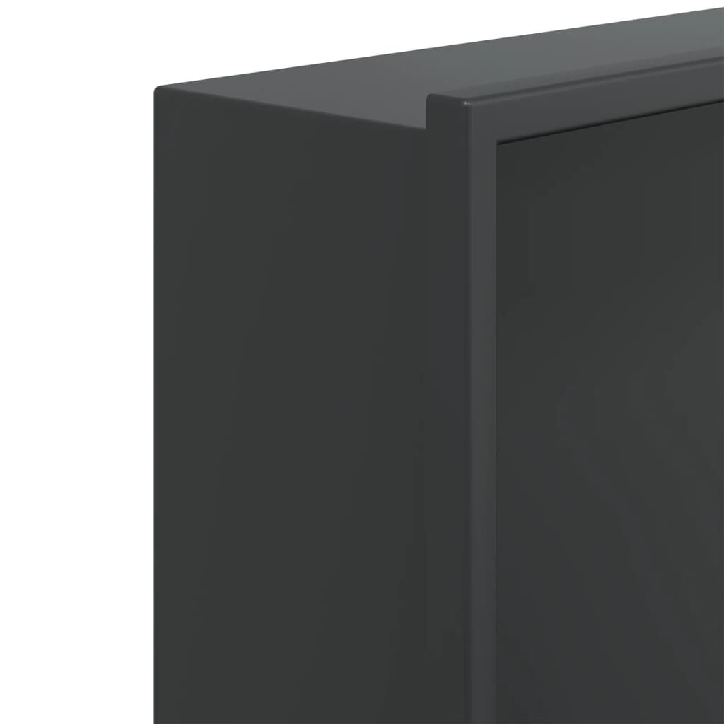 vidaXL brusehylde 62x32x9 cm rustfrit stil matsort