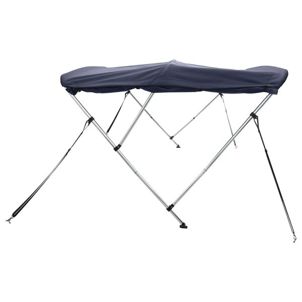 vidaXL biminitop med 3 buer og sidevægge 183x(137-152)x137 cm