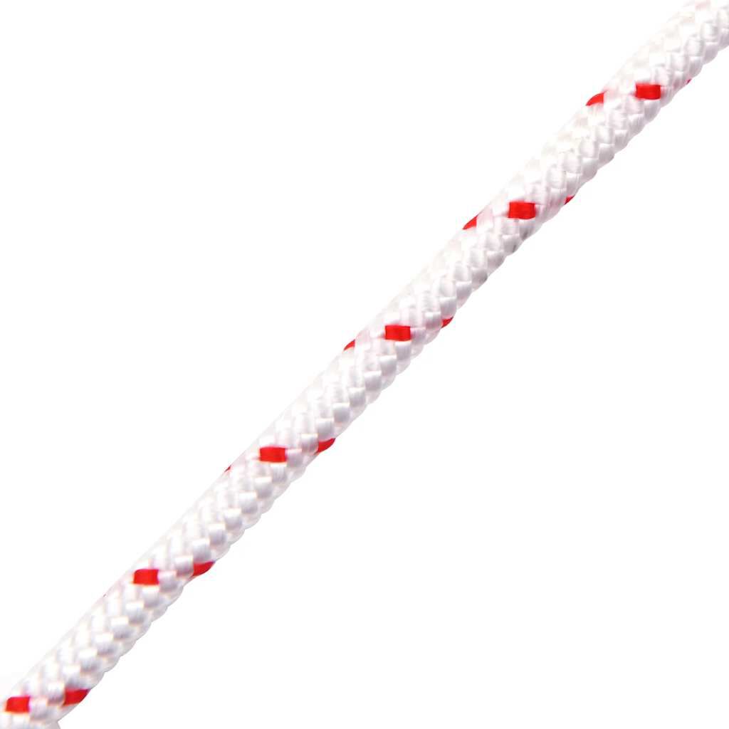 vidaXL startsnor Ø3 mm 10 m nylon hvid og rød