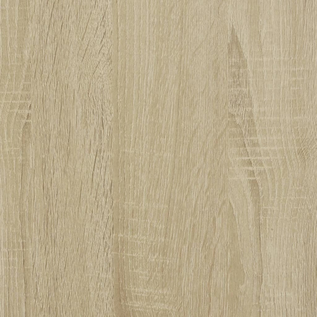 vidaXL hylde til skrivebord 49x20x52,5 cm konstrueret træ sonoma-eg