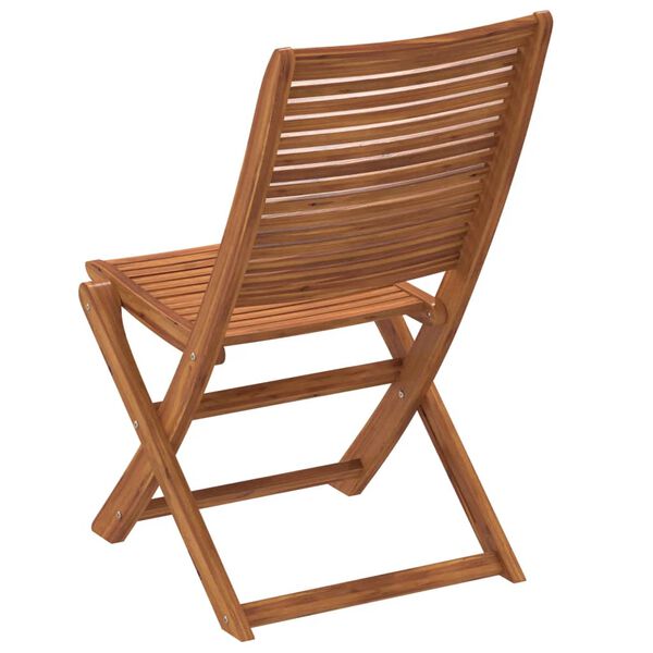 vidaXL foldbare havestole 6 stk. 51x66x95 cm massivt akacietræ