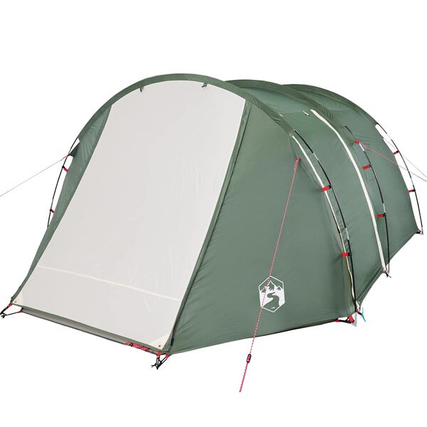 vidaXL 4-personers campingtelt vandtæt grøn