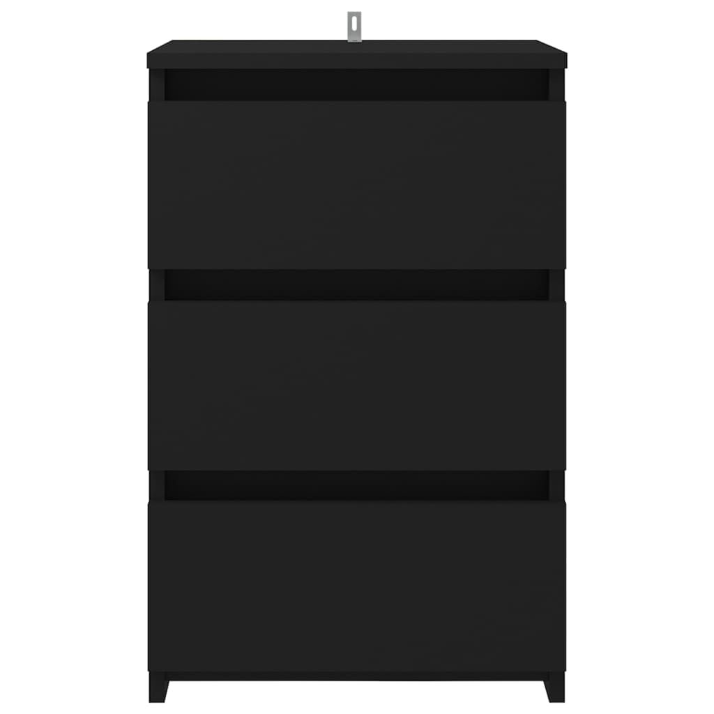 vidaXL sengebord 40x35x62,5 cm konstrueret træ hvid