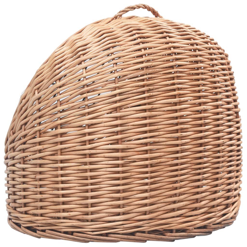 vidaXL kattetransport 45x35x35 cm naturpil