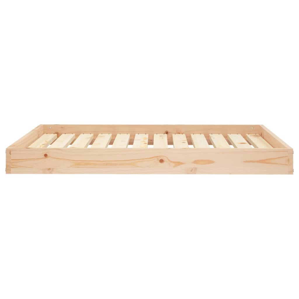 vidaXL hundeseng 101,5x74x9 cm massivt fyrretræ