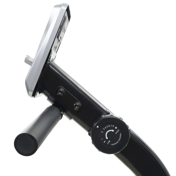 vidaXL magnetisk liggende motionscykel med pulsmåler